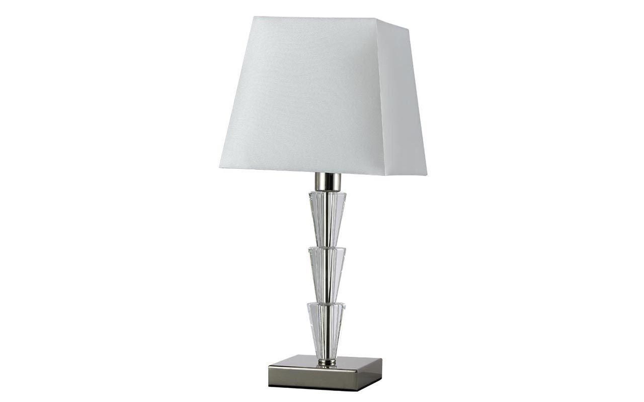 фото: Настольная Лампа Crystal Lux MARSELA LG1 NICKEL